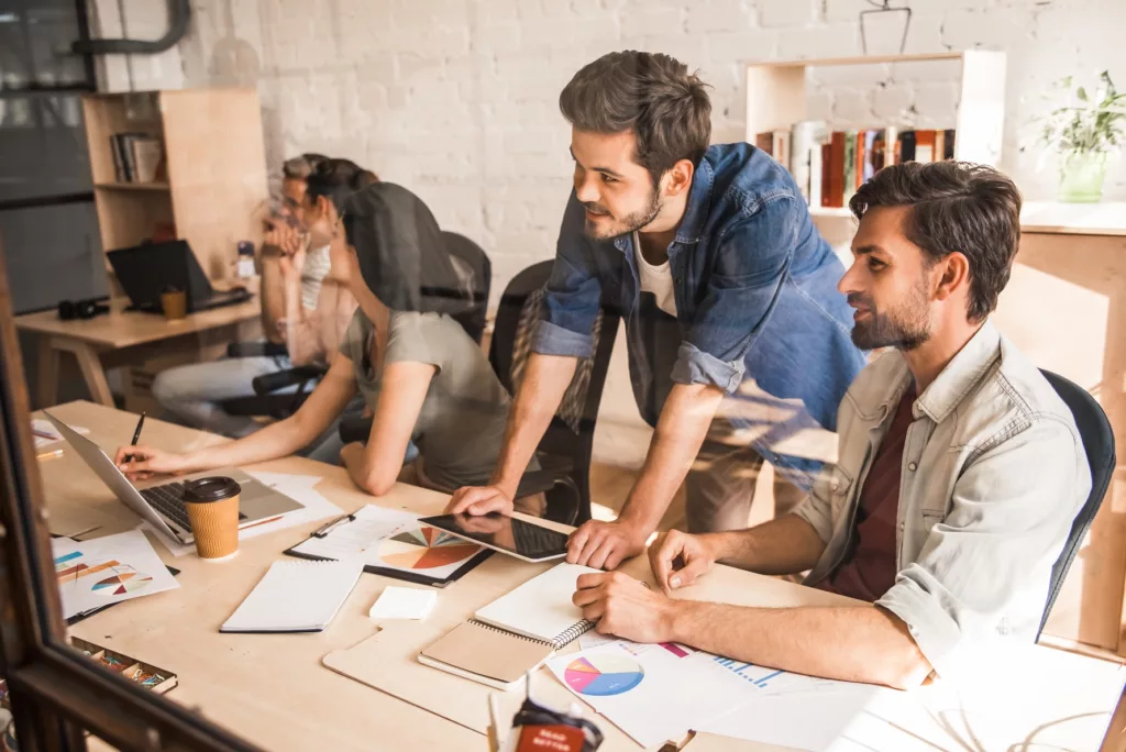 Young Business Team Working