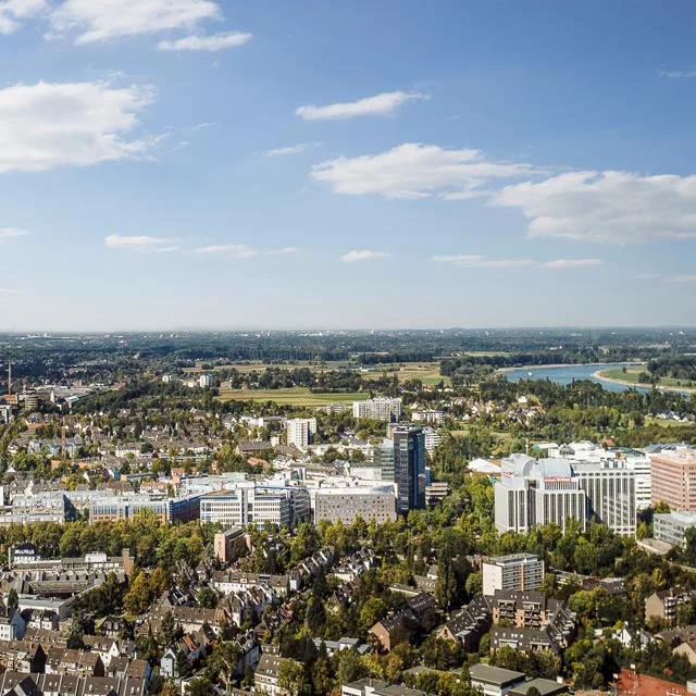 Linke Rheinseite Duesseldorf