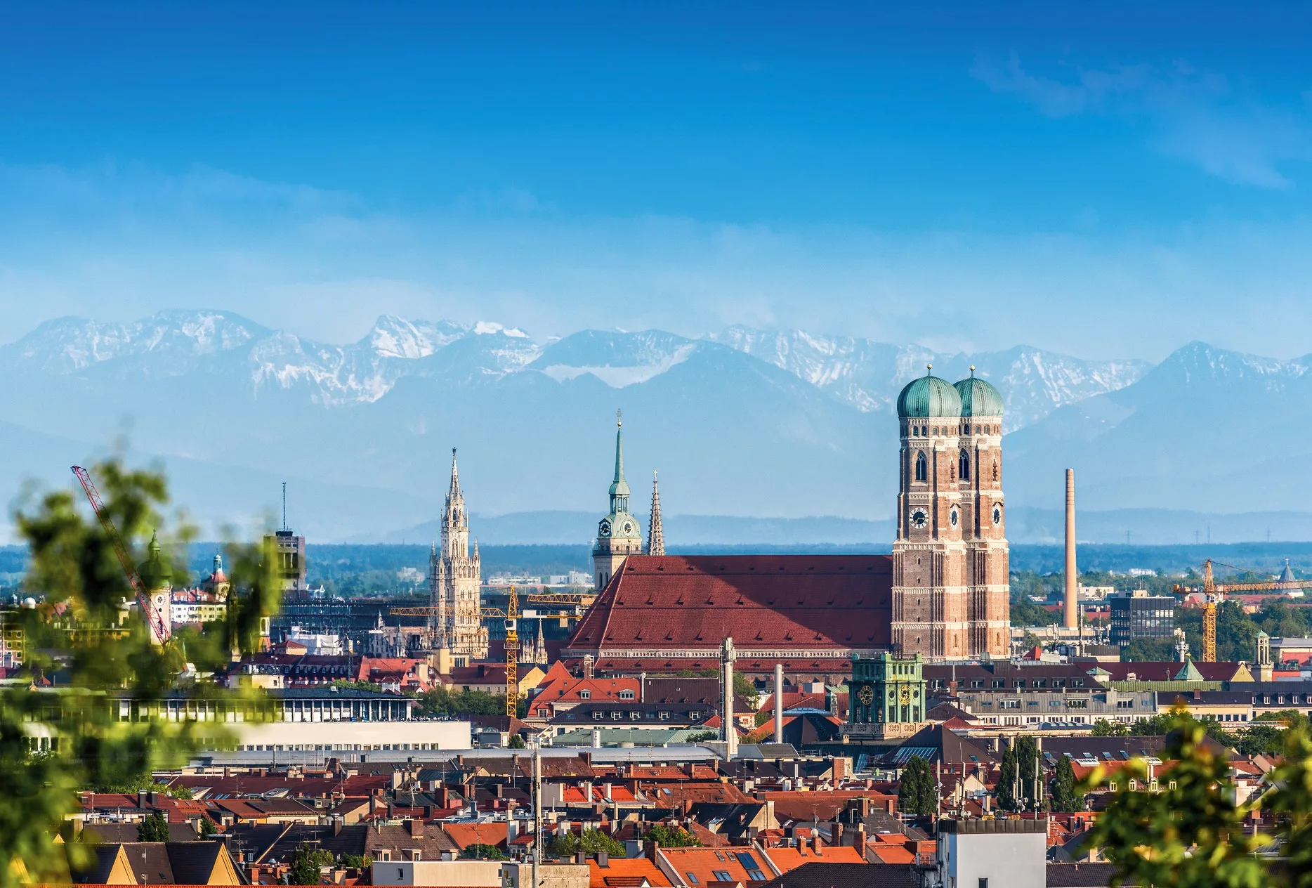 Mnchen Frauenkirche Munich Stock Photo