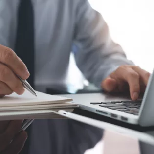 Businessman Working At Office