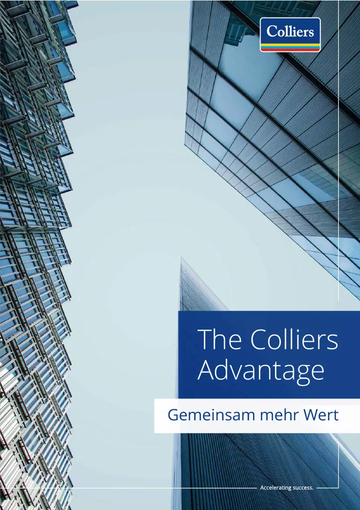 Colliers Advantage Broschuere