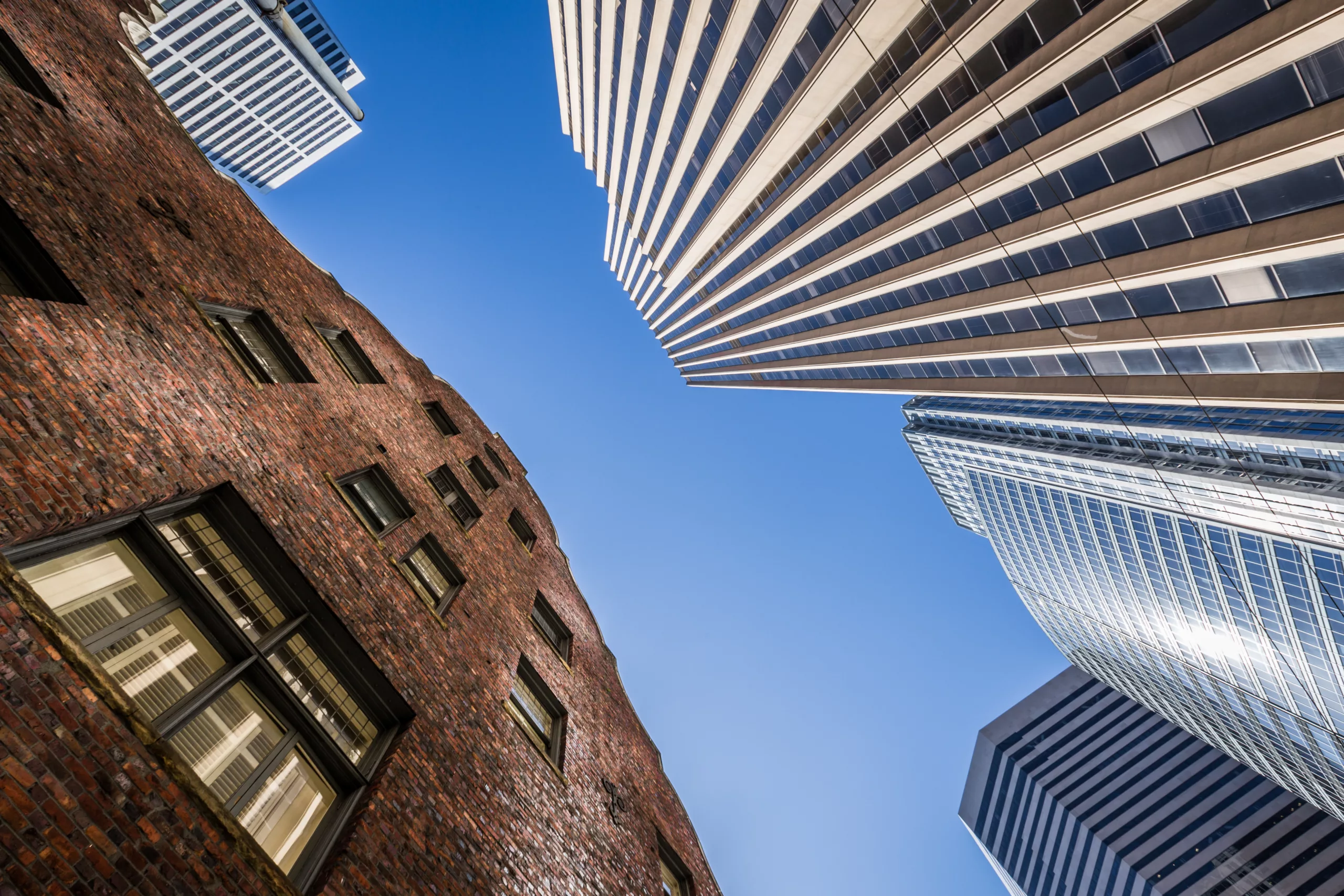 Old And New Buildings